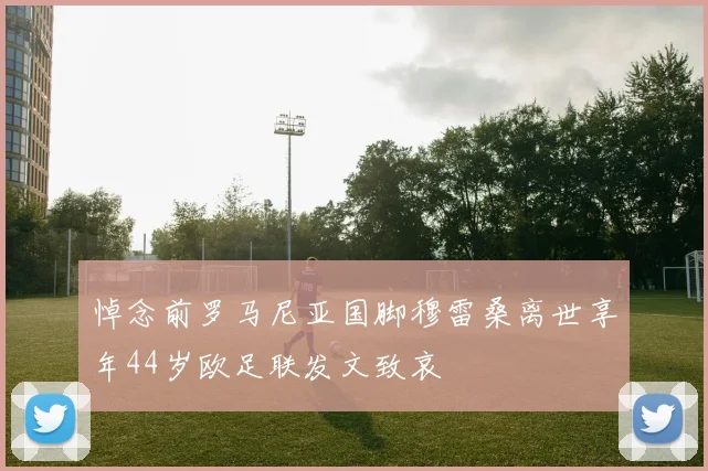 悼念前罗马尼亚国脚穆雷桑离世享年44岁欧足联发文致哀